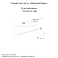 Планка карнизная 100х69х2000 (ПЭ-01-8017-0.45)