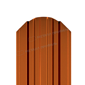 Штакетник металлический МЕТАЛЛ ПРОФИЛЬ TRAPEZE-O 16,5х118 (AGNETA-03-Copper\Copper-0.5)