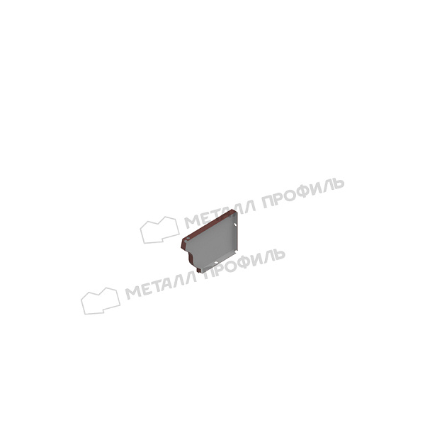 Заглушка желоба 120х86 левая (ПЭ-01-RR32-0.5) по стоимости 95 ₽, заказать в Иркутске.